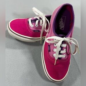 Vans Two-Tone Pink and purple Canvas Sneakers